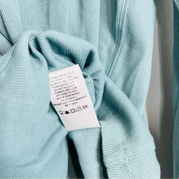 Billy Reid Blue Soft Lightweight Crewneck Medium